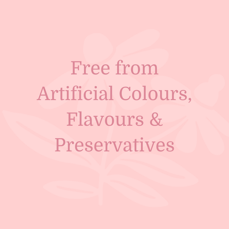 Stylish Beauty Bumper Bundle promo image with text highlighting Free from Artificial Colours, Flavours & Preservatives, offering 20% off on vitamin-rich gummies and protective pants.