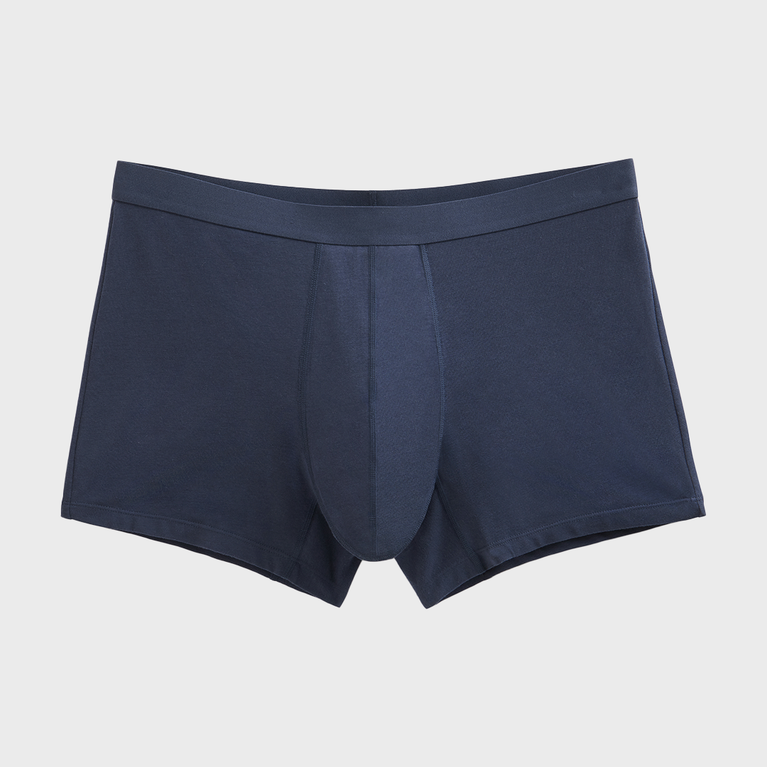 NEW TENA Men Protective Boxers Light, designed for daily wear with built-in protection, featuring a stretchy waistband and soft organic cotton fabric.