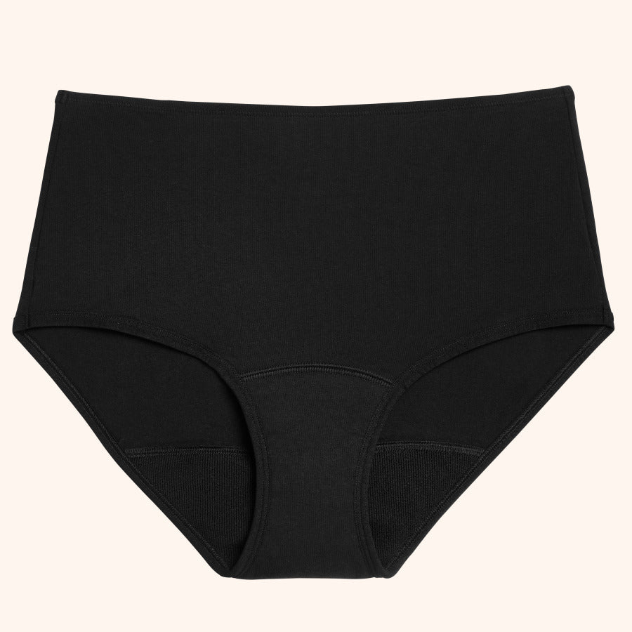 TENA Washable Soft Cotton Incontinence Underwear Black Size L
